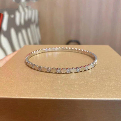[AW]BEE LOVE SILVER DIAMOND BRACELET