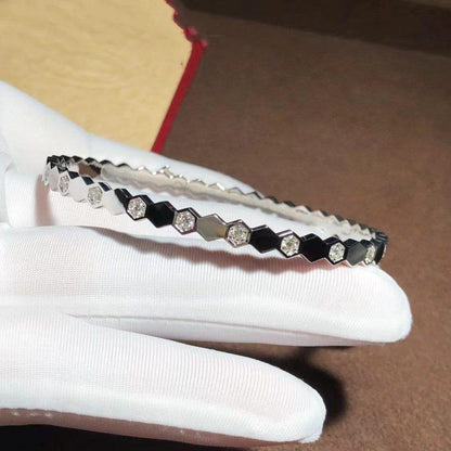 [AW]BEE LOVE SILVER DIAMOND BRACELET