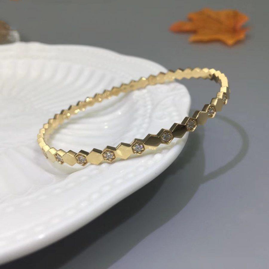 [AW]BEE LOVE GOLD DIAMOND BRACELET