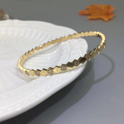 [AW]BEE LOVE GOLD DIAMOND BRACELET