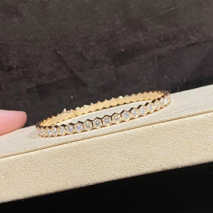 [AW]BEE LOVE GOLD BRACELET FULL DIAMOND