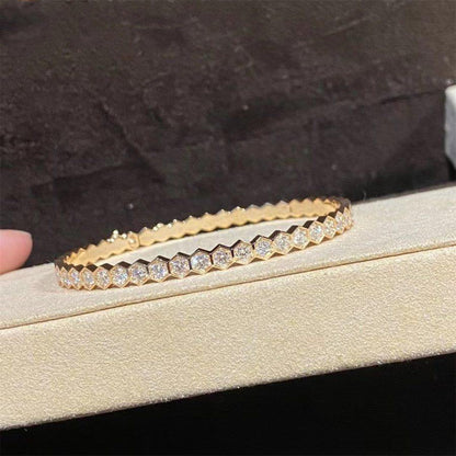 [AW]BEE LOVE GOLD BRACELET FULL DIAMOND