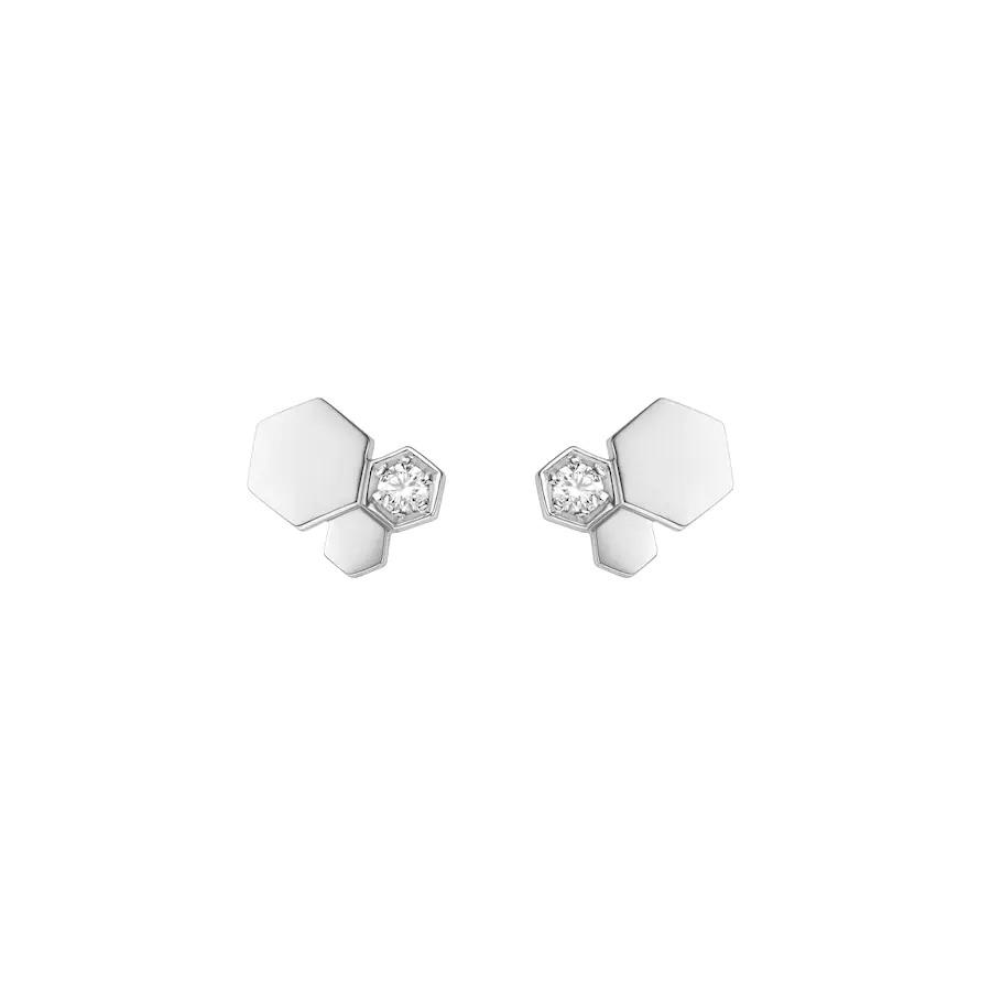[AW]BEE LOVE SILVER DIAMOND EARRINGS