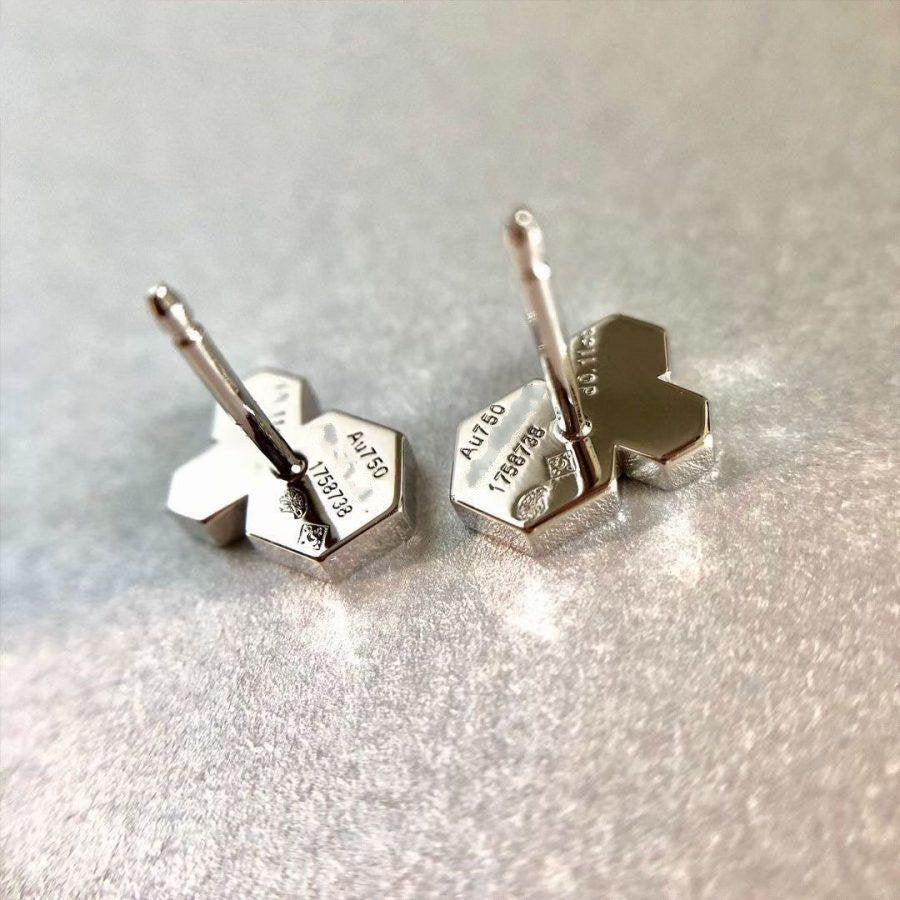 [AW]BEE LOVE SILVER DIAMOND EARRINGS