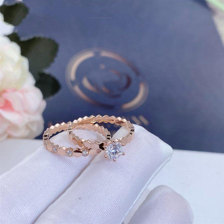 [AW]BEE LOVE RING ROSE GOLD 1 DIAMOND