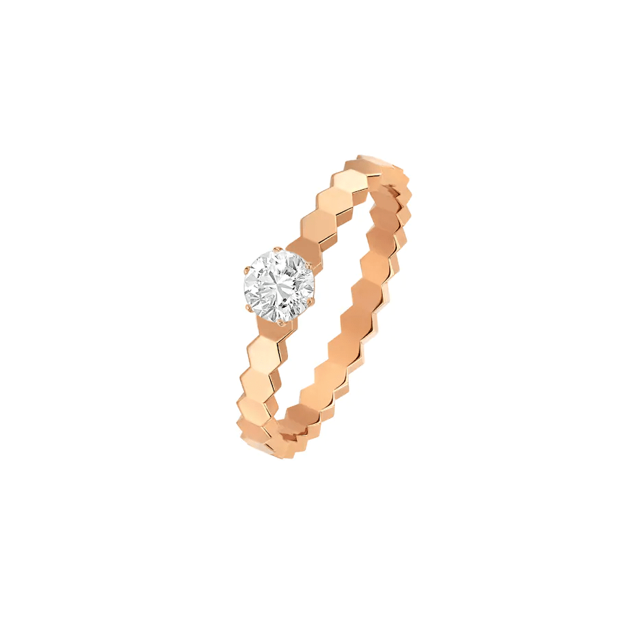[AW]BEE LOVE RING ROSE GOLD 1 DIAMOND