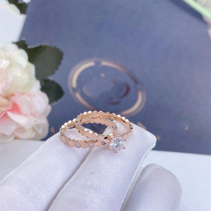 [AW]BEE LOVE RING ROSE GOLD 1 DIAMOND