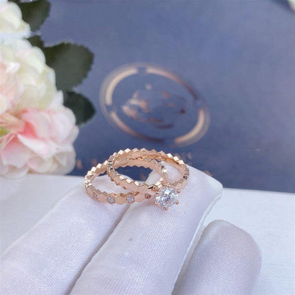 [AW]BEE LOVE RING ROSE GOLD DIAMOND