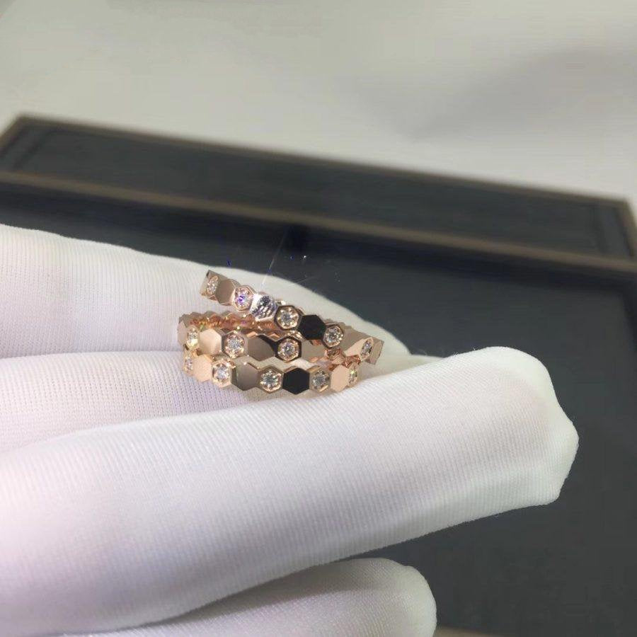[AW]BEE LOVE RING ROSE GOLD DIAMOND