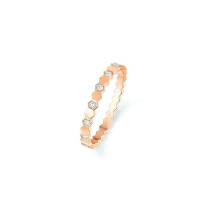 [AW]BEE LOVE RING ROSE GOLD DIAMOND