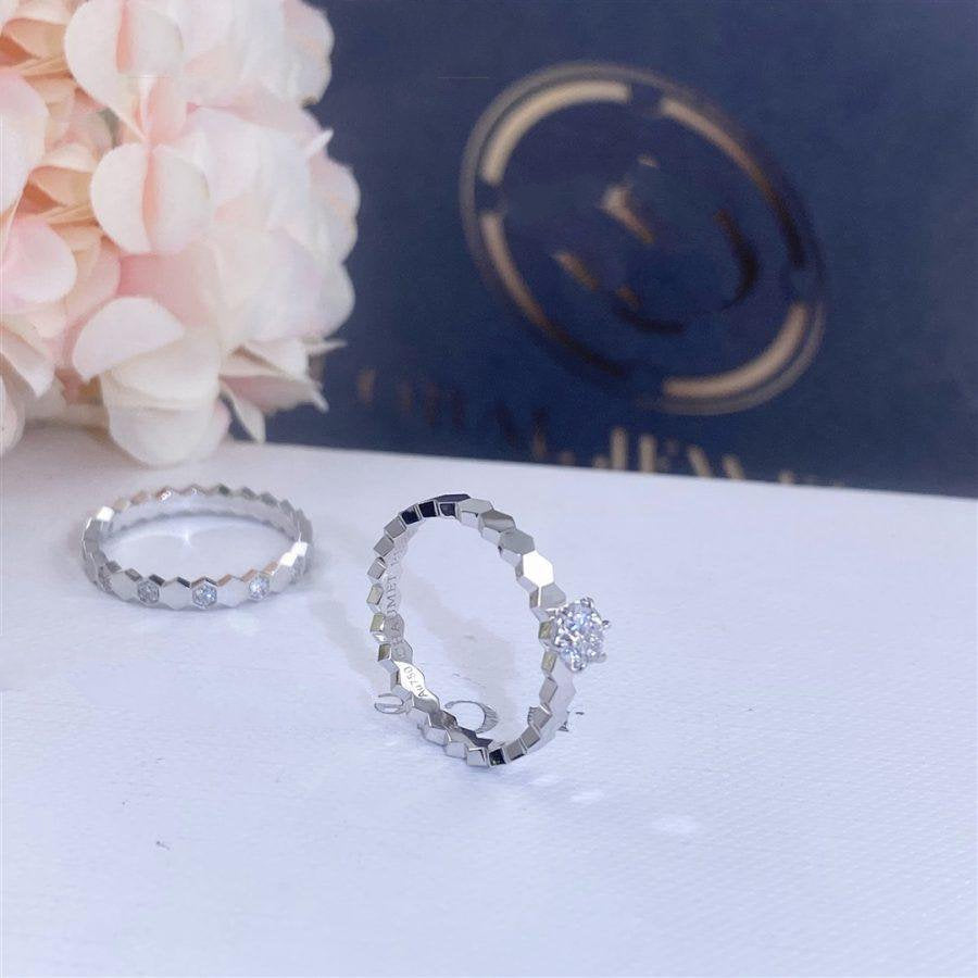 [AW]BEE LOVE RING SILVER 1 DIAMOND