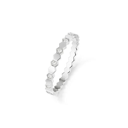 [AW]BEE LOVE RING SILVER DIAMOND
