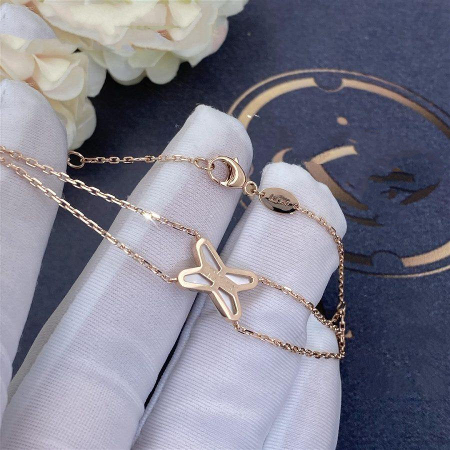 [AW]JEUX BRACELET WHITE MOP ROSE GOLD 1 DIAMOND