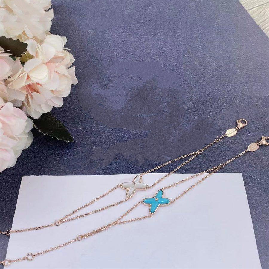 [AW]JEUX BRACELET TURQUOISE ROSE GOLD 1 DIAMOND