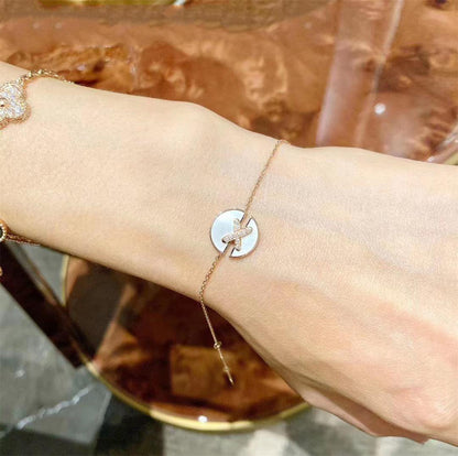 [AW]JEUX DE BRACELET MOP ROSE GOLD DIAMONDS
