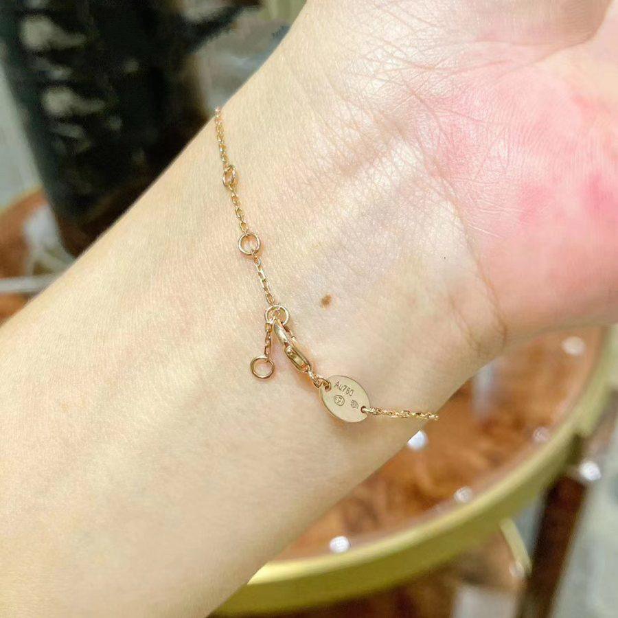 [AW]JEUX DE BRACELET MOP ROSE GOLD DIAMONDS