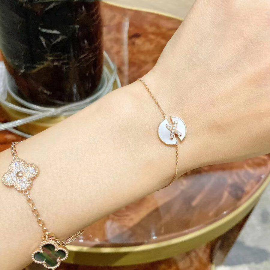 [AW]JEUX DE BRACELET MOP ROSE GOLD DIAMONDS