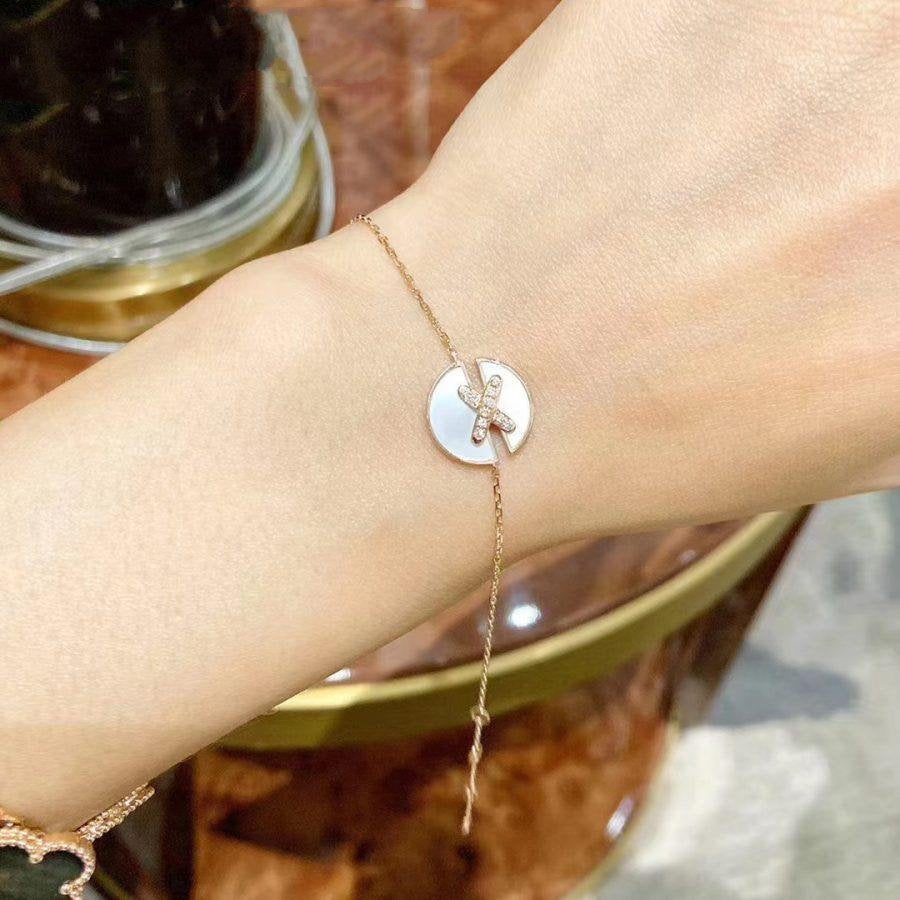 [AW]JEUX DE BRACELET MOP ROSE GOLD DIAMONDS