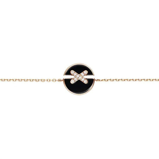 [AW]JEUX DE BRACELET ONYX ROSE GOLD DIAMOND