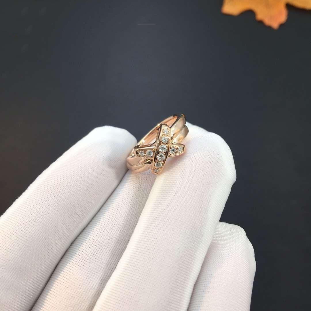 [AW]JEUX DE ROSE GOLD DIAMOND RING