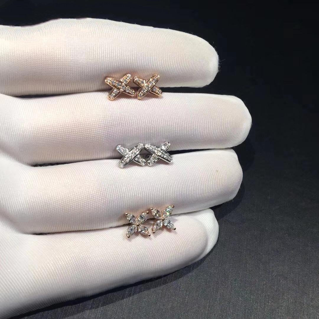 [AW]JEUX DE DIAMOND EARRINGS