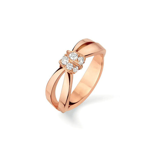 [AW]LIENS RING ROSE GOLD DIAMOND