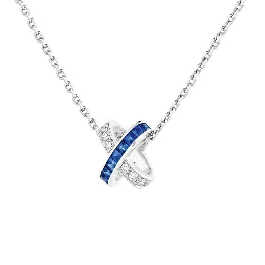 [AW]LIENS DIAMOND SILVER NECKLACE