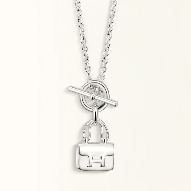 [AW]POP H PEDANT SILVER NECKLACE