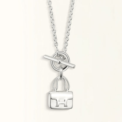 [AW]POP H PEDANT SILVER NECKLACE