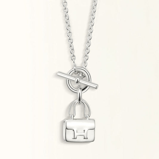 [AW]POP H PEDANT SILVER NECKLACE