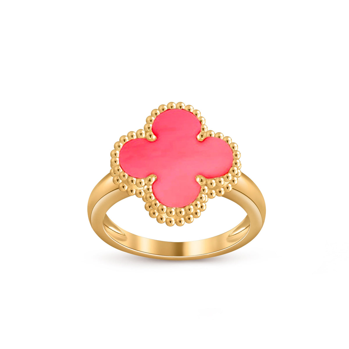 [AW]LUCKY CLOVER VINTAGE GOLD RING COLLECTION