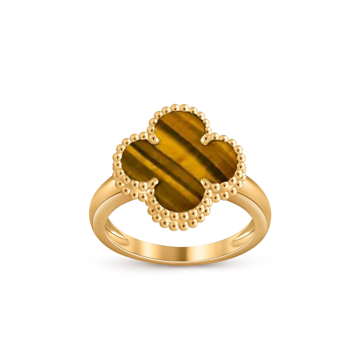 [AW]LUCKY CLOVER VINTAGE GOLD RING COLLECTION