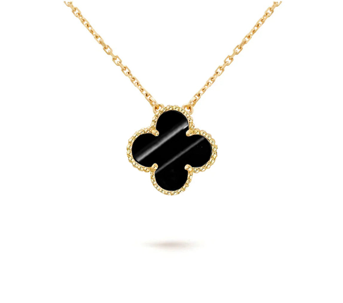 [AW]15MM CLOVER FLOWER PENDANT NECKLACE COLLECTION