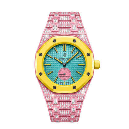 [AW]Royal Oak Pop Exclusive Bioceramic Case & Bioceramic Strap Full Diamond
