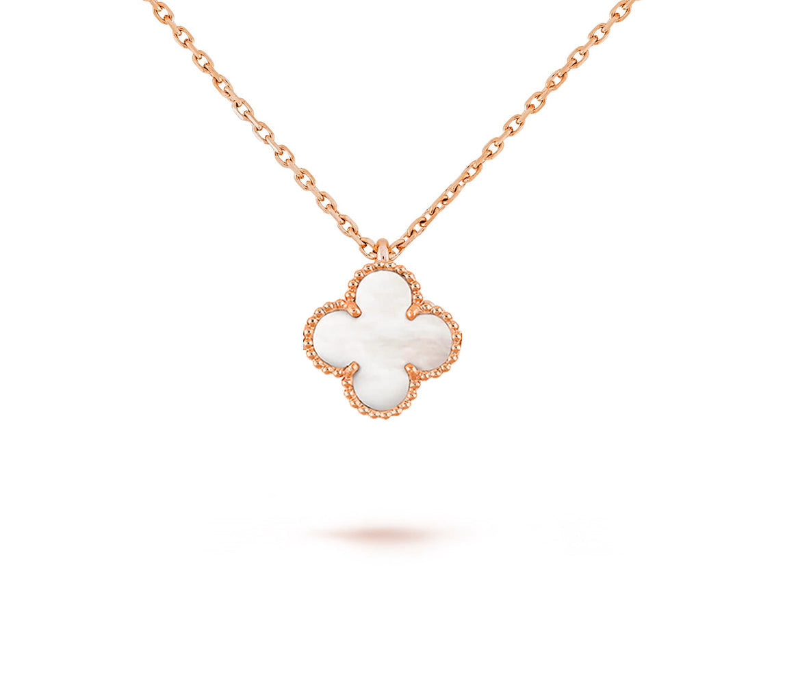 [AW]9.5MM MINI CLOVER PENDANT NECKLACE COLLECTION