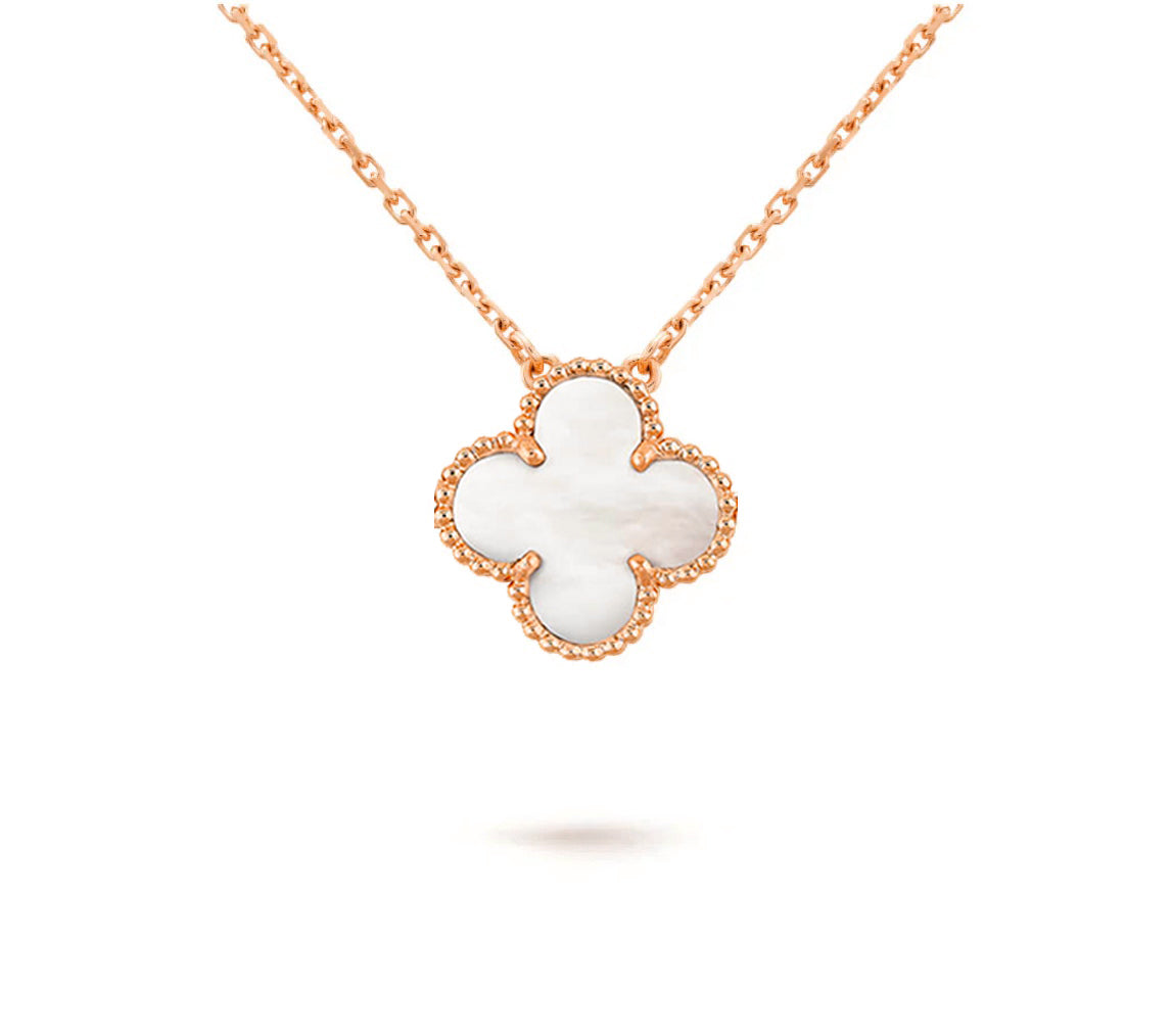[AW]15MM CLOVER FLOWER PENDANT NECKLACE COLLECTION