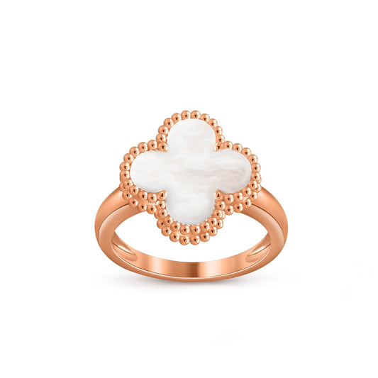[AW]LUCKY CLOVER VINTAGE ROSE GOLD RING COLLECTION