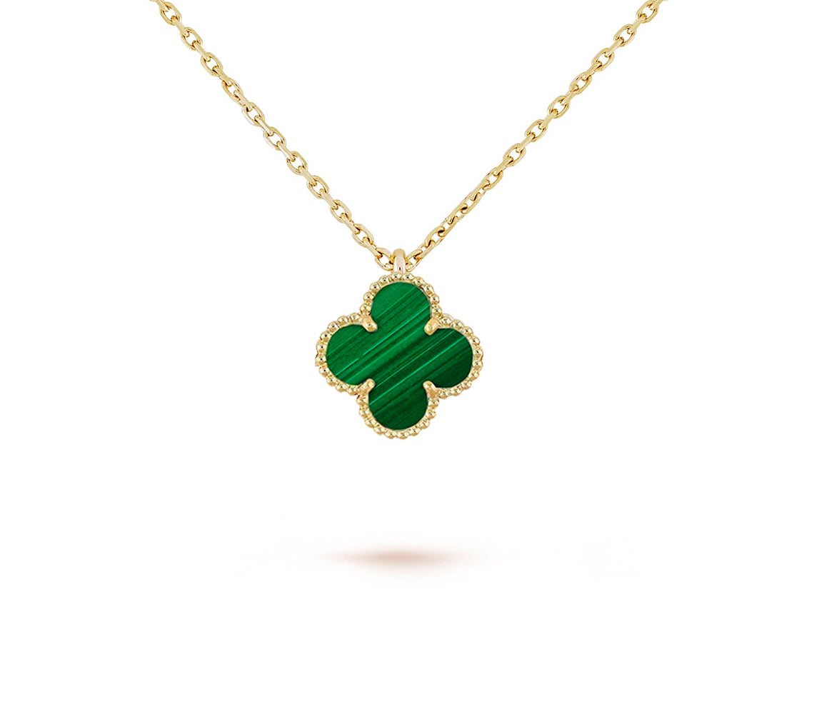 [AW]9.5MM MINI CLOVER PENDANT NECKLACE COLLECTION