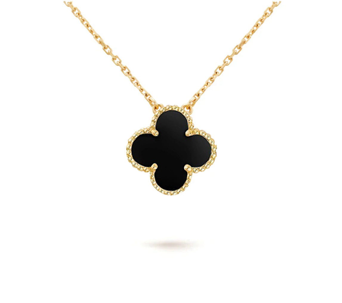 [AW]15MM CLOVER FLOWER PENDANT NECKLACE COLLECTION