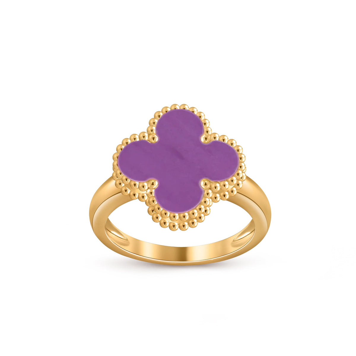 [AW]LUCKY CLOVER VINTAGE GOLD RING COLLECTION
