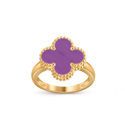 [AW]LUCKY CLOVER VINTAGE GOLD RING COLLECTION