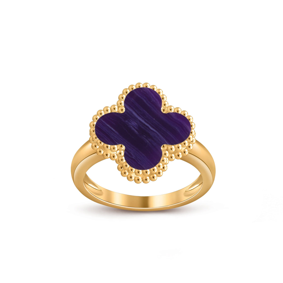 [AW]LUCKY CLOVER VINTAGE GOLD RING COLLECTION