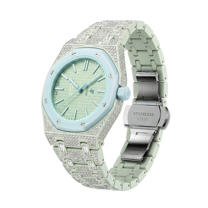 [AW]Royal Oak Pop Exclusive Bioceramic Case & Bioceramic Strap Full Diamond