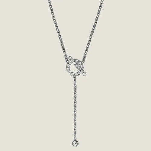[AW]FINESSE SILVER DIAMOND NECKLACE