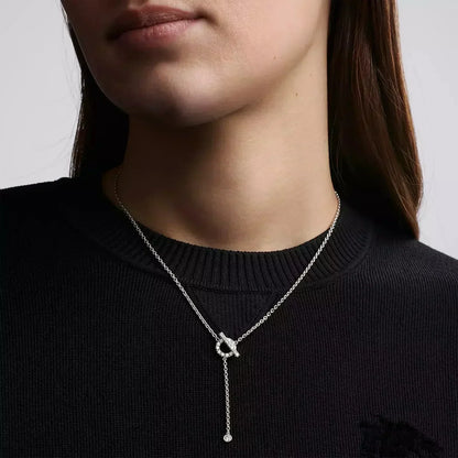 [AW]FINESSE SILVER DIAMOND NECKLACE
