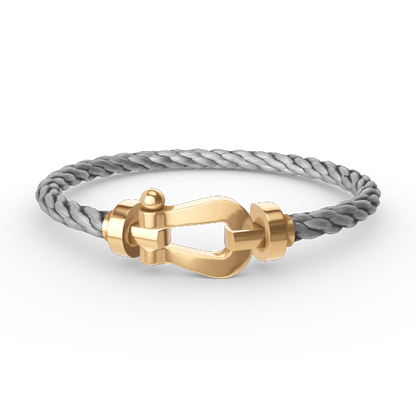 [AW]FORCE LARGE HORSESHOE BRACELET - GOLD