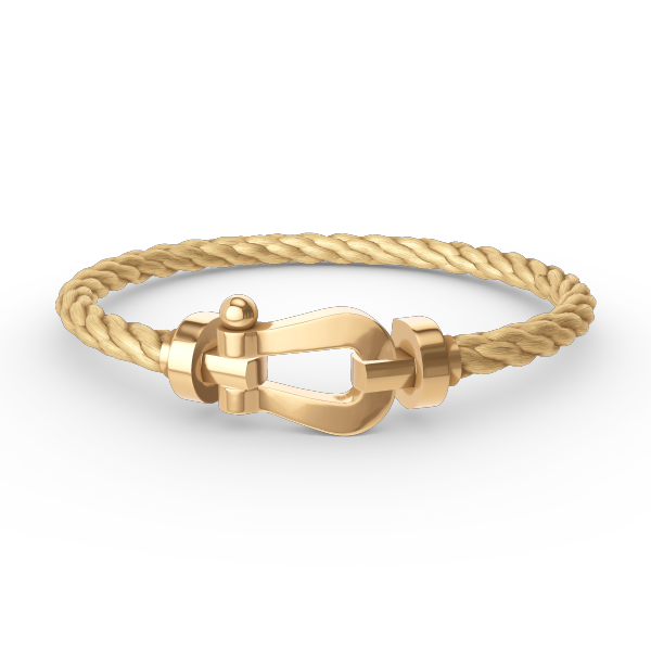 [AW]FORCE LARGE HORSESHOE BRACELET - GOLD