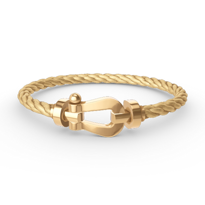 [AW]FORCE LARGE HORSESHOE BRACELET - GOLD