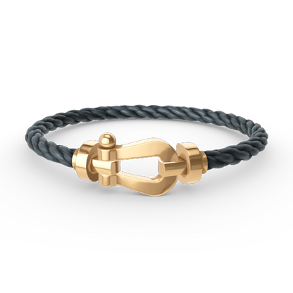 [AW]FORCE LARGE HORSESHOE BRACELET - GOLD