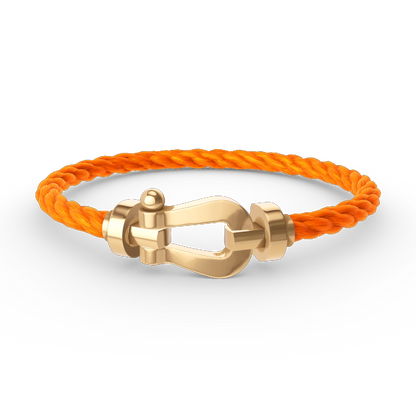 [AW]FORCE LARGE HORSESHOE BRACELET - GOLD